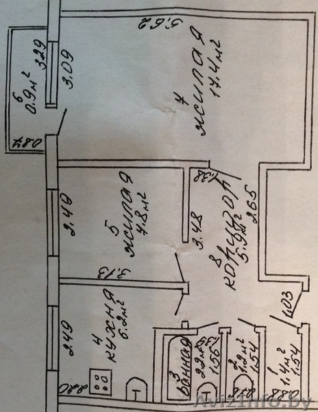 2-я квартира г. Рогачев - Изображение #1, Объявление #910348