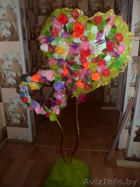  напольный тапиарий "Сердечки" для украшения свадебного зала - Изображение #1, Объявление #1491800