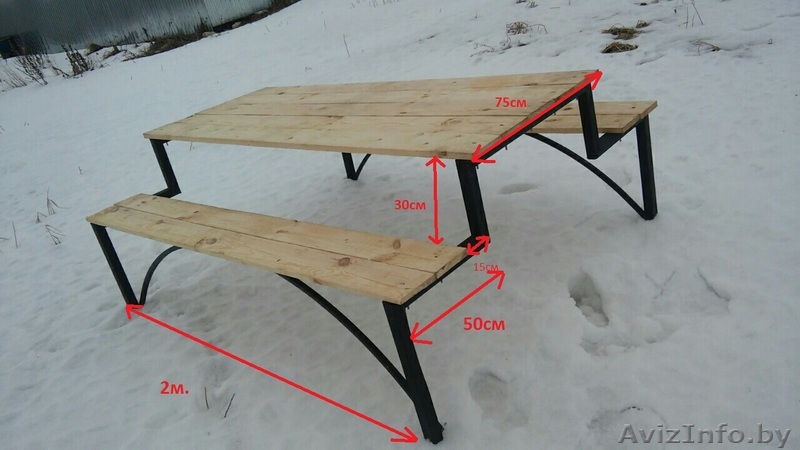Садовая стол-лавка............... - Изображение #1, Объявление #1557976