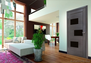 Межкомнатные двери из евро бруса массива и эко шпона 