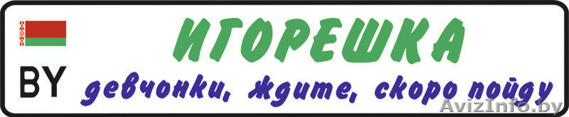 Детский гос номер на коляску, велосипед, кроватку, машинку в Рогачеве. - Изображение #2, Объявление #1170921